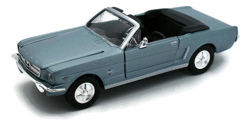 Motormax Escala Diecast Ford Mustang Convertible Color Azul