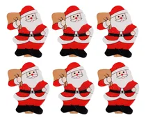 Comprar Set X6 Boches Adornos Navideños Navidad Papa Noel Santa