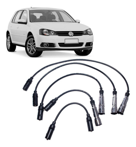 Juego Cable Bujia Para Volkswagen Gol G4 1.8 Udh 2006 2008