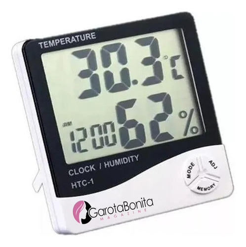 Higrômetro Extensão De Cílios Medidor Temperatura E Umidade