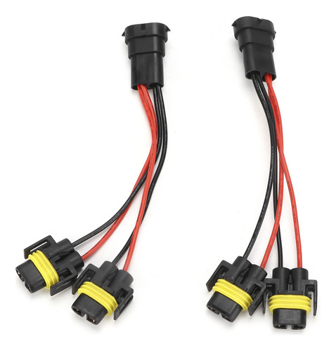 Arnés De Cableado Divisor De 2 Vías H11/h8 Macho A Hembra Pa