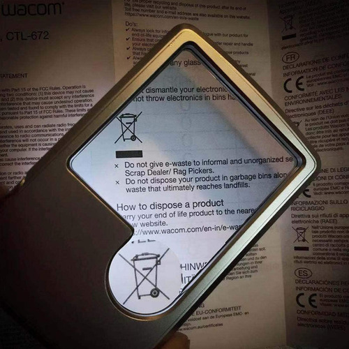 Lupa Pequeña Lupa Led Lupa Led 3x 6x Para Niños Lupa Portáti