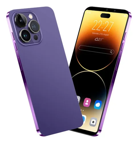 Q Smartphone Android Barato I14promax 6.7 De 8 Gb+256 Gb [vu