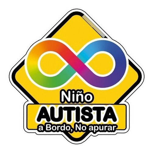 Niño Con Autismo Adhesivo Reflectante Auto / Babyonboard