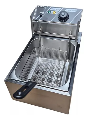 comprar Freidora Eléctrica Santini Acero Inoxidable 6lt