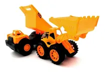 Comprar Camion De Juguete X2 Camion Constructor + Excavadora Color Amarillo Personaje Constructor