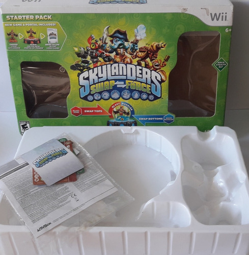 Skylanders Caja Vacia+ Cartas+ Manual (sin Figuras, Ni Base)