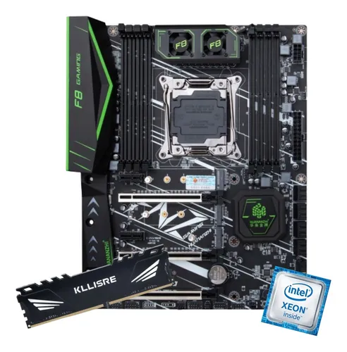 Kit Gamer Placa Mãe X99 Huananzhi F8 Xeon E5 2680 V4 1x16gb Menor preço em Kit Gamer Placa Mãe X99 Huananzhi F8 Xeon E5 2680 V4 1x16gb