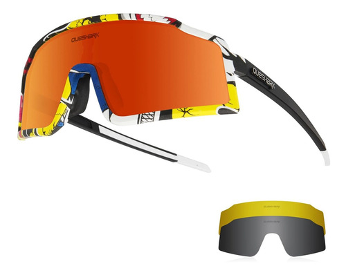 Gafas De Sol Polarizadas Qe54 Para Ciclismo Uv400 Proteccion