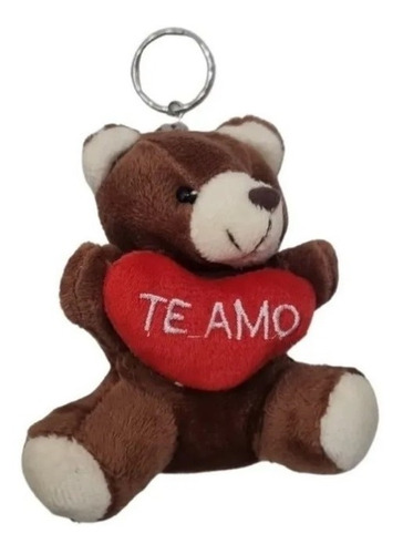 Pack 12 Peluches Llaveros Ositos Con Corazon 11cm Surtidos