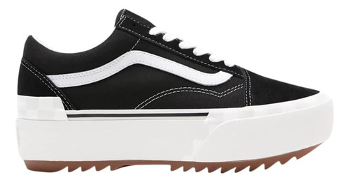 Tenis Skate Vans Old Skool Stacked Negro Original