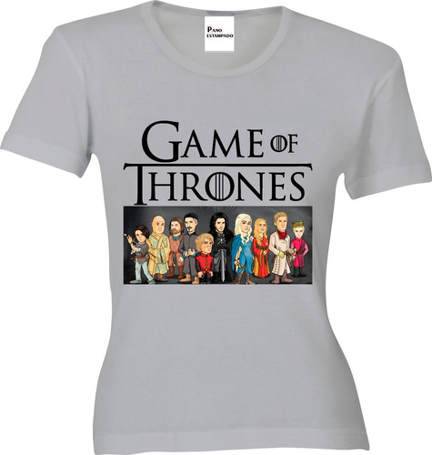 Imagem 1 de 3 de Camiseta Ou Baby Look Game Of Thrones Caricatura 2