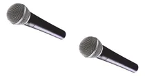 Comprar Pack X2 Micrófono Vocal Profesional M-58 Dinámico Alámbrico 