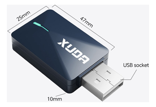 Xuda Mini 2 Em 1 Adaptador Sem Fio Carplay E Android Auto
