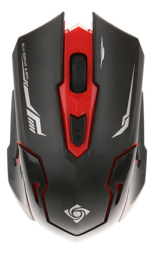 H Mouse Y Teclado Inalámbricos Para Computadora Negro Y Rojo