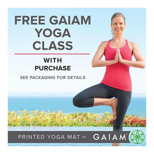 Mat Gaiam Para Yoga Y Ejercicios Funcionales 6mm