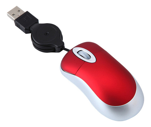 Cable Retráctil Para Ratón Con Cable Usb, Pequeño Y Pequeño