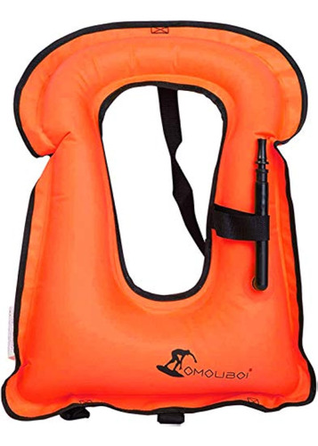Mod-2636 Omouboi Inflatable Snorkel Vest Kayak Swim Vest For