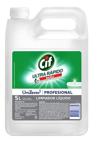 Cif Limpiador Liquido Baño Profesional X 5 Lts Unilever