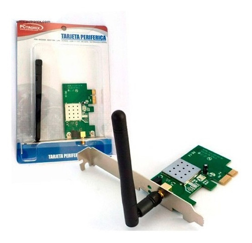 Megasaldos Tarjeta Wifi Pci Express Low Profile 150m Antena