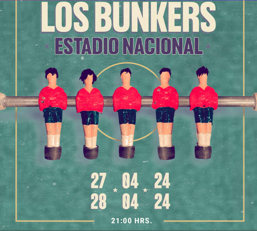 Entradas Cancha Los Bunkers Sábado 27