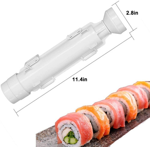 2 Pcs Cocina de la Máquina de Sushi Verduras y Carne de Sushi Herramienta de Rodillo de Sushi Set para Hacer Sushi Herramienta Para Enrollar Carne Rollo de Sushi Perfecto Sushi Kit Cocina Bricolaje 