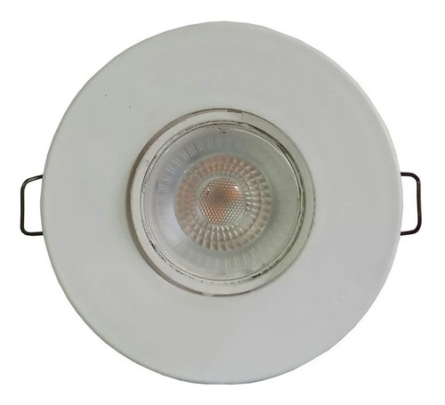 Imagen 2 de 7 de Spot Led Embutir Pvc 220 Lampara Dicro 7w Completa Pack X10