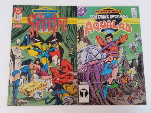 Inglés  Dc Comics Aqualad Spectre Starfire Set 4 Comics