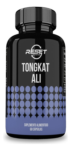 RESET NUTRITION | TONGKAT ALI 400 MG | REVITALIZADOR PARA HOMBRES | 60 CÁPSULAS | HECHO EN USA