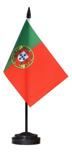 Banderas De Escritorio Anley , 30 Cm De Alto , Portugal