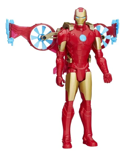 Marvel Titan Hero Series Iron Man Con Paquete Flotante