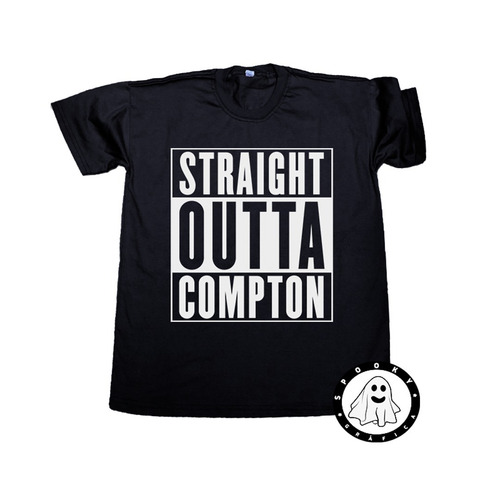Remera Nwa Straigh Outta Compton Unisex Algodón Rap Hip-hop