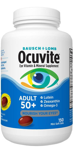Ocuvite Nutrición Visual Luteína Zeaxantina +omega 3 150caps