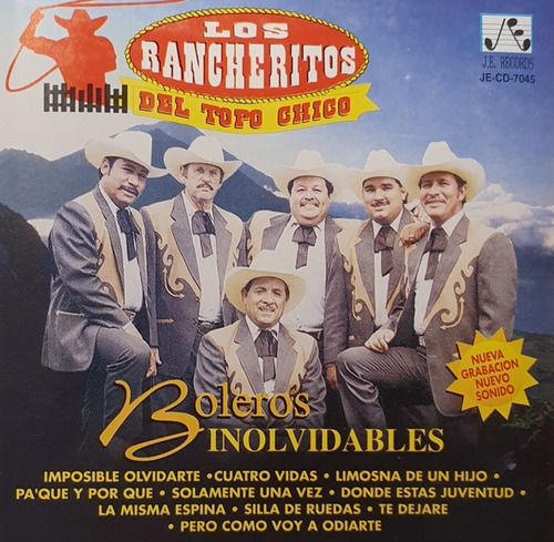 Cd Los Rancheritos Del Topo Chico - Boleros Individuales