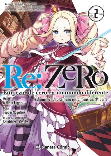 Libro Re Zero Chapter 2 Manga 2