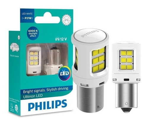 Lampada Led Philips Ultinon P21 6000k 1 Polo Luz Branca