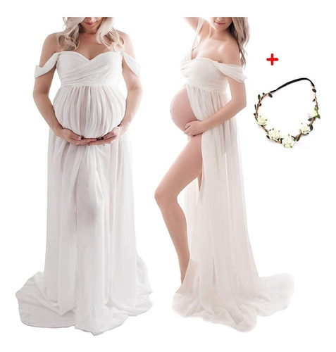 Vestido De Embarazada Sesión De Fotos Fotos De Maternidad