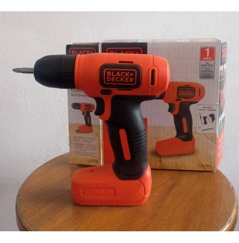 Taladro Atornillador 3/8-puLG 8v I-l Black+decker