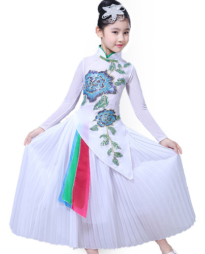 Disfraces De Baile Hanfu Para Niñas, Elegantes Bailes Folcló