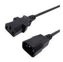 Extension De Cable De Poder C13 A C14 1.8 Metros