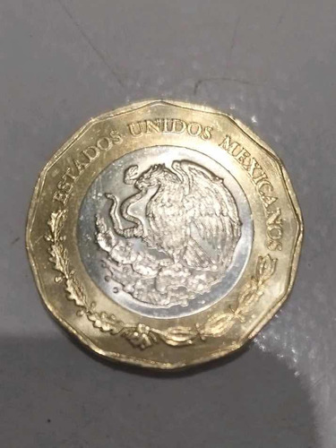 Moneda De 20 Pesos De Tenochtitlán