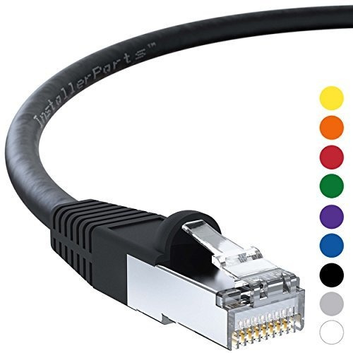 Cable Ethernet Cat5e Blindado 75 Pies - Negro - 350mhz