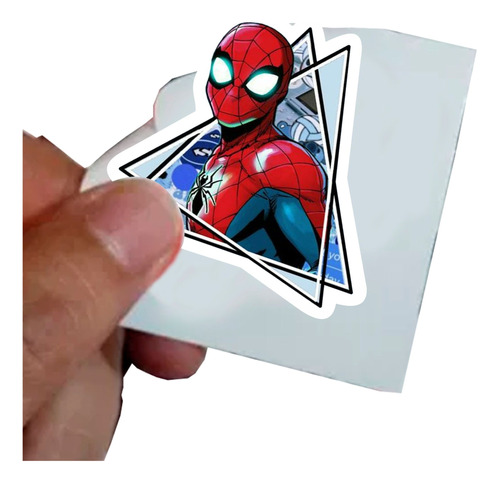 Stickers Calcomanias Pegatinas Calcas Spiderman Araña X 50