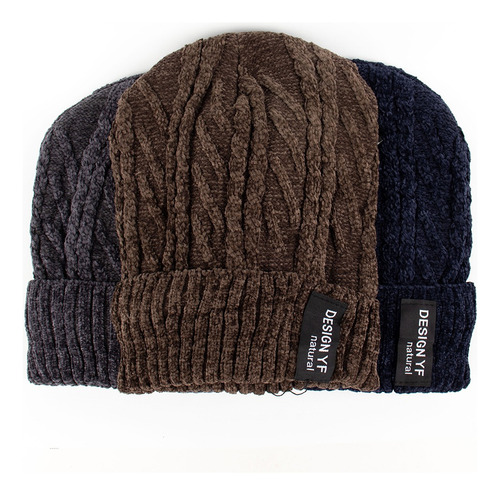 Gorro Lana Invierno Con Corderito Abrigado Unisex Colores 