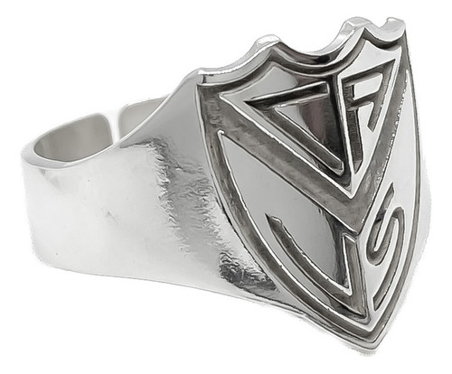 Anillo Escudo Equipo Fútbol Argentina Vélez Sarsfield C - Grande Plata 925