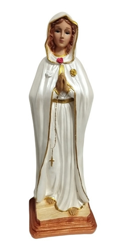 Virgen Rosa Mistica Imagen Escultura Figura Yeso 45cm Alto