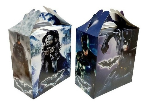 Batman 30 Cajas Dulceras Articulos De Fiestas