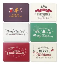 Comprar Paquete De 48 Tarjetas De Feliz Navidad Con Sobres De 4x6, F