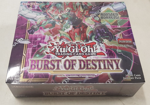 Yugioh! Yu-gi-oh! Burst Of Destiny Caja Boosters + Lost Art