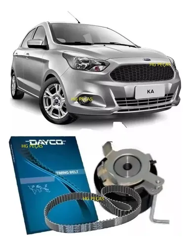 Kit Correia Dentada Ford Ka 1.0 3cc 2014 A 2022 Dayco Kbio02